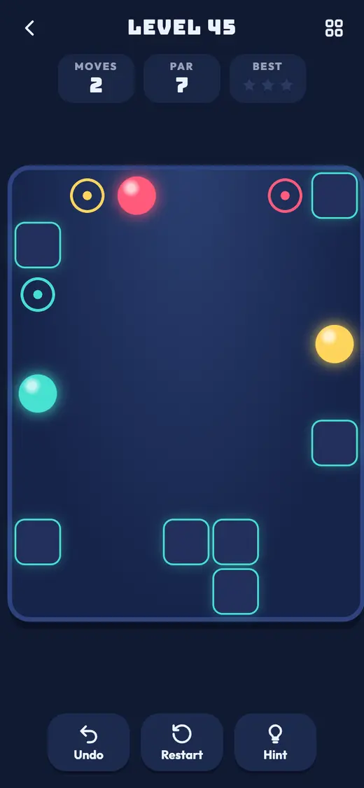 Glide Home in the Floodlit look, glowing pucks and neon rings on night ice